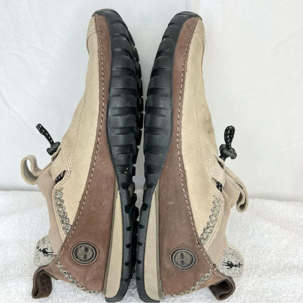 TIMBERLAND Smartwool Power Lounger Suede Lined Slip On Shoes Brown Women Sz 6.5